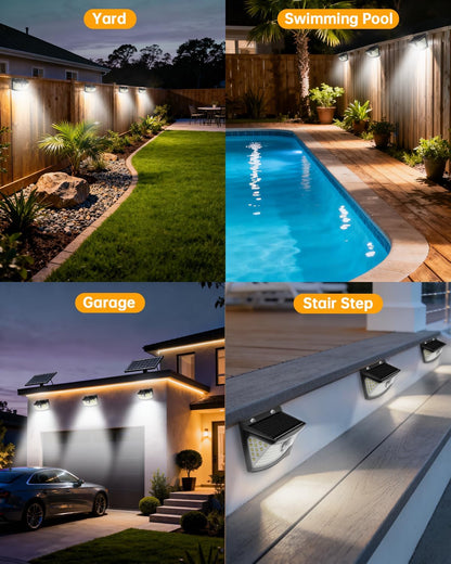 Aootek New Solar Motion Sensor Lights